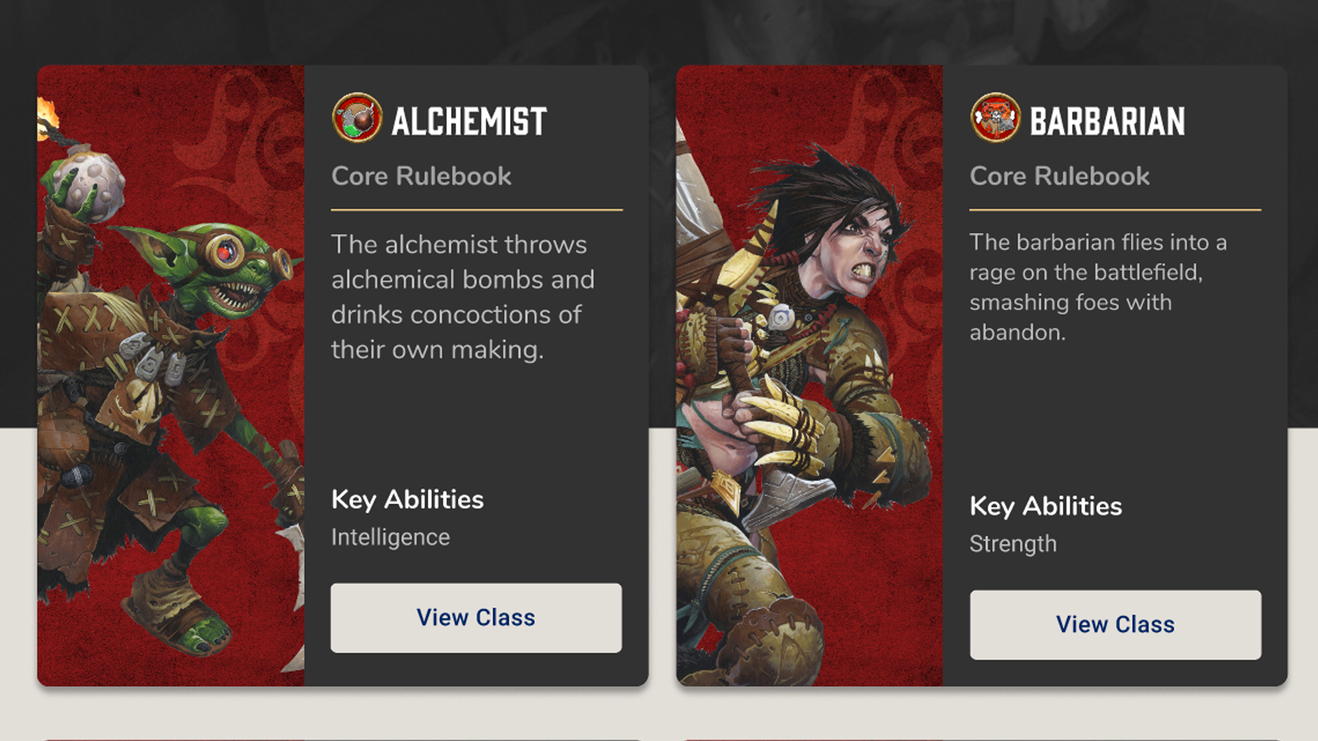 Pathfinder Nexus platform screenshot
