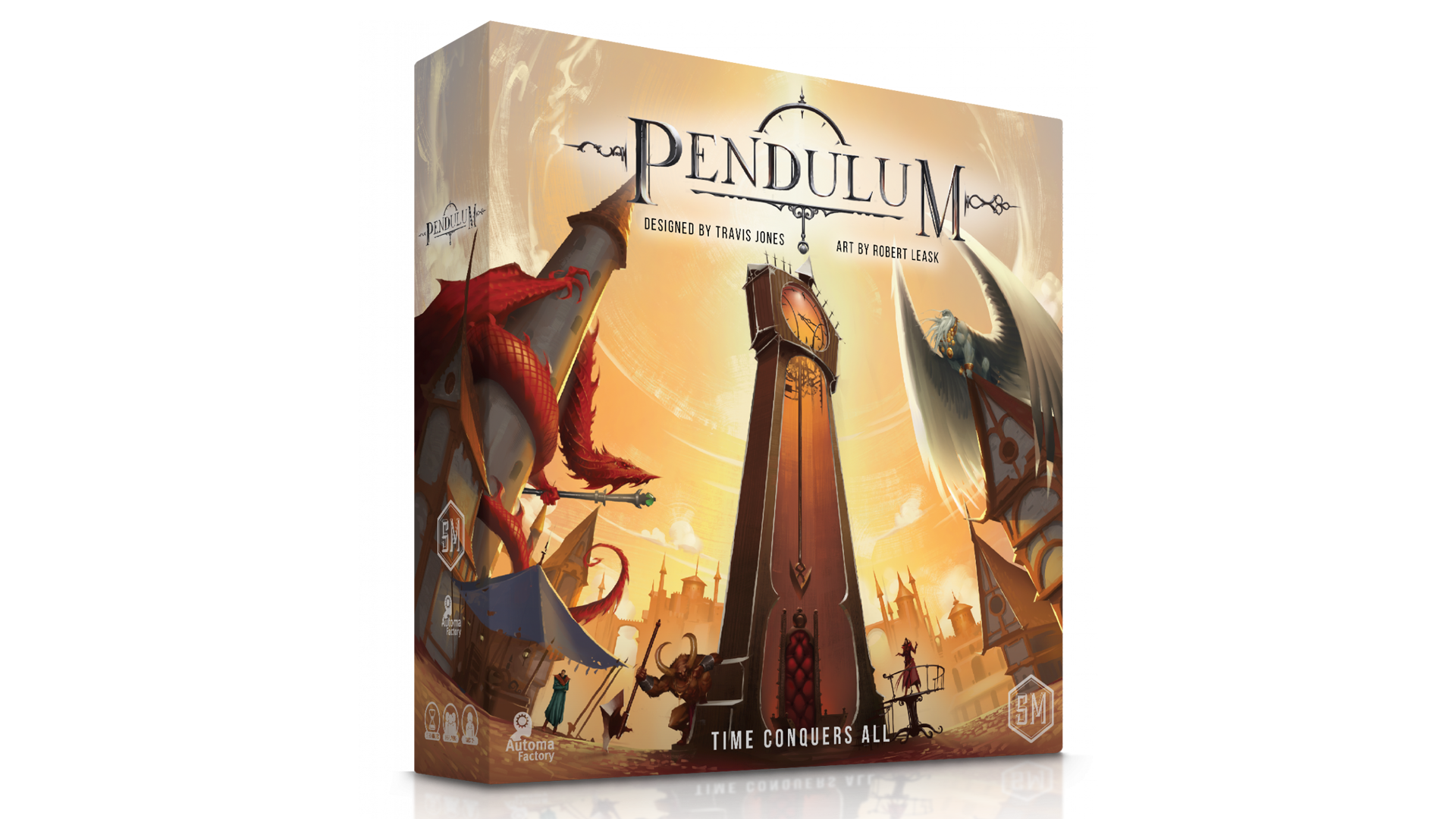 Pendulum board game box