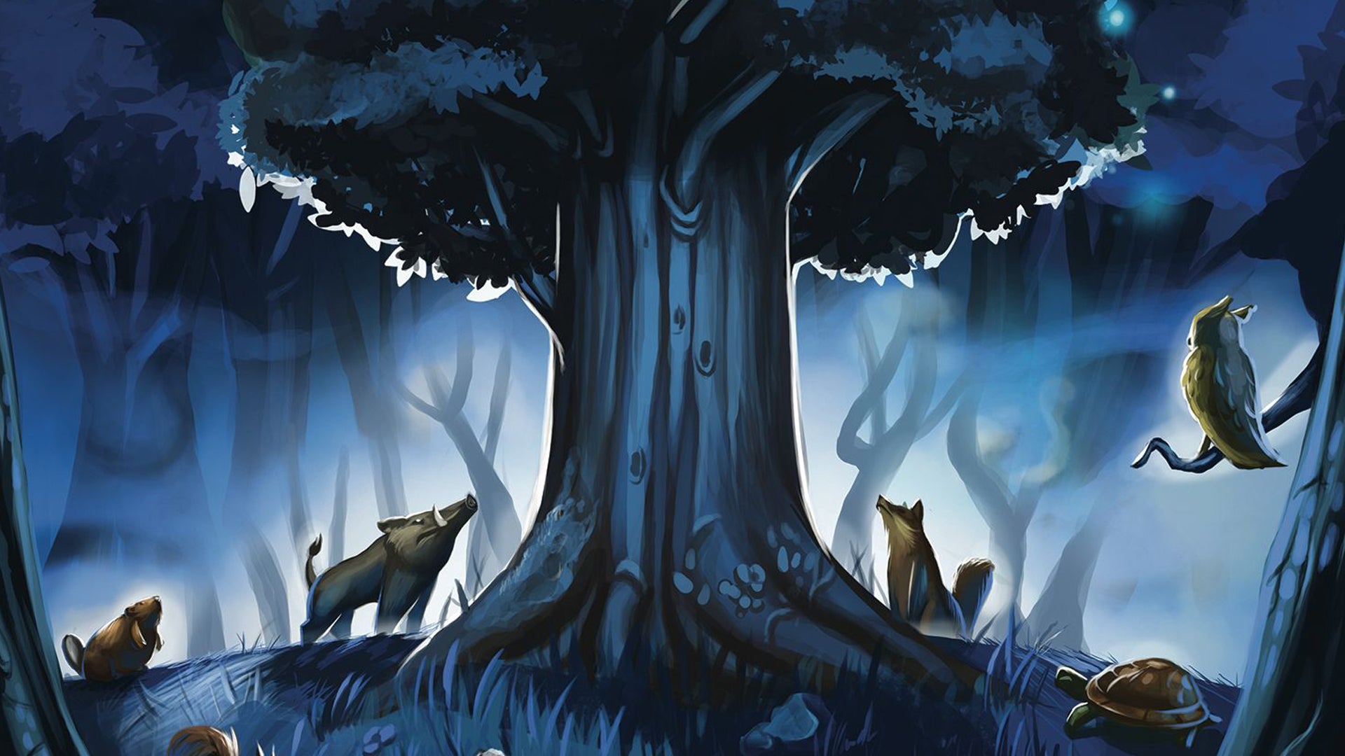 Under The Moonlight Is The First Expansion For Beautiful Forest Growing Game Photosynthesis Dicebreaker Under The Moonlight Is The First Expansion For Beautiful Forest Growing Game Photosynthesis Dicebreaker
