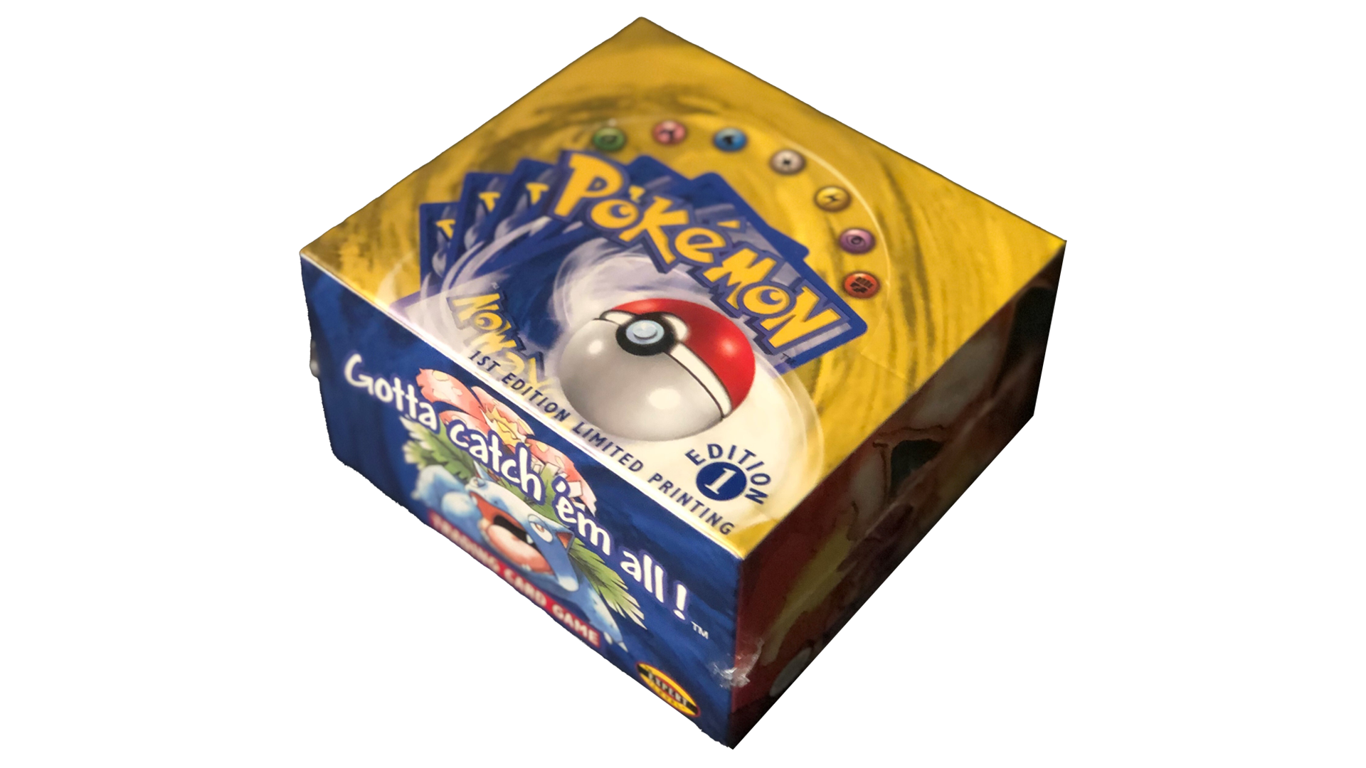 1999 Pokémon English Base Set Shadowless 1st Edition Booster Box image