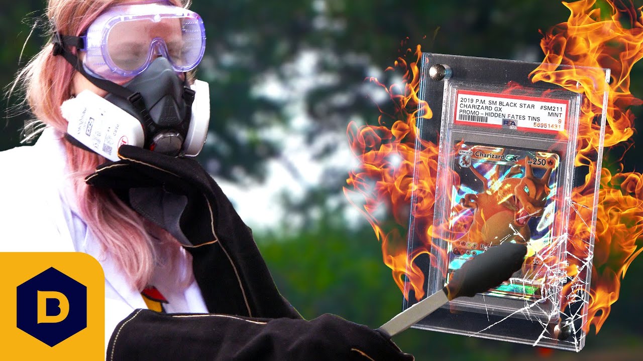 Image for Will a mint Pokémon card survive the most extreme conditions? We put a PSA Charizard to the ultimate test!