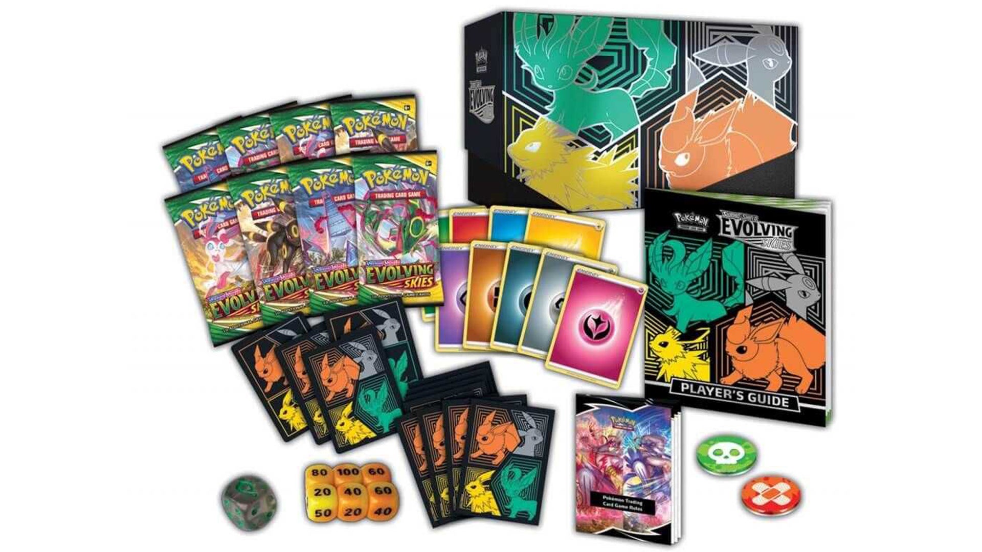 Pokémon TCG Sword & Shield: Evolving Skies layout