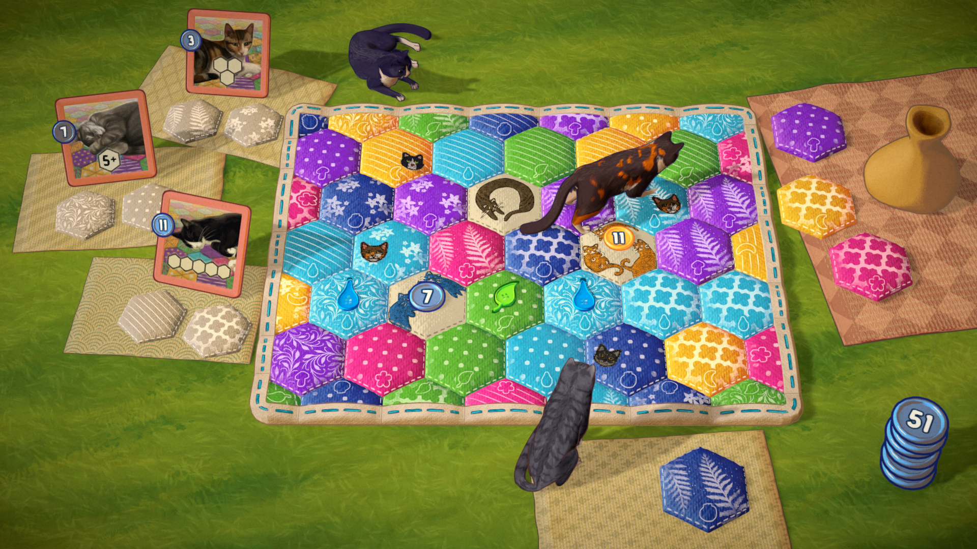 A screenshot for Quilts & Cats of Calico video game.