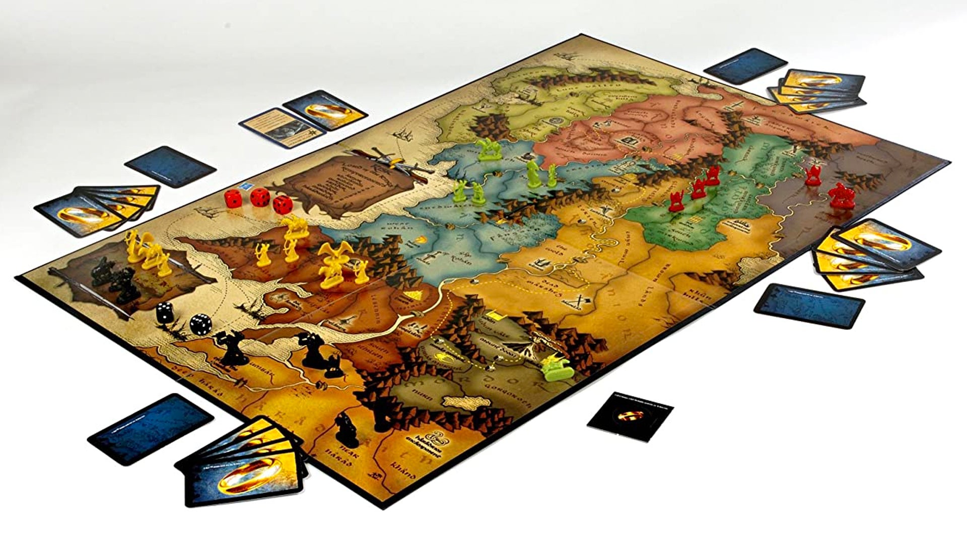 Lord Of The Rings Risk game board