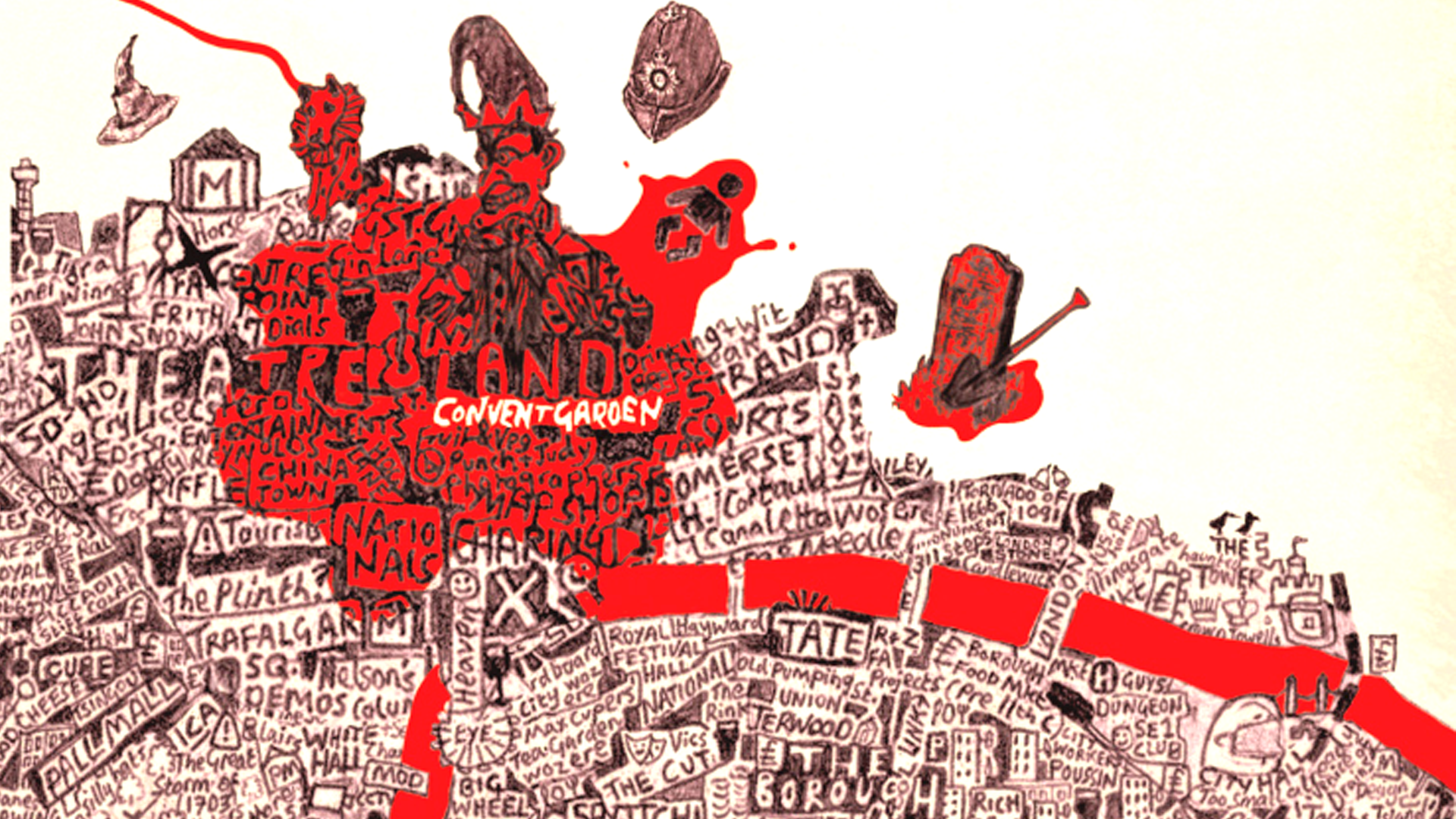 Rivers of London roleplaying game artwork