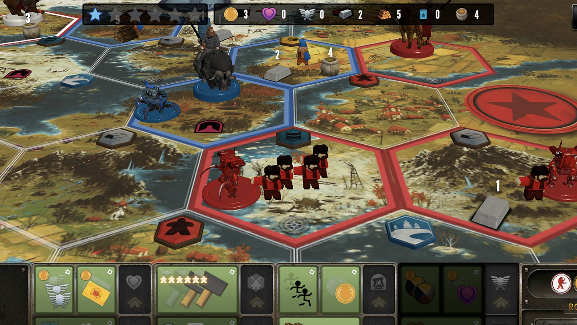 Scythe: Digital Edition screenshot board