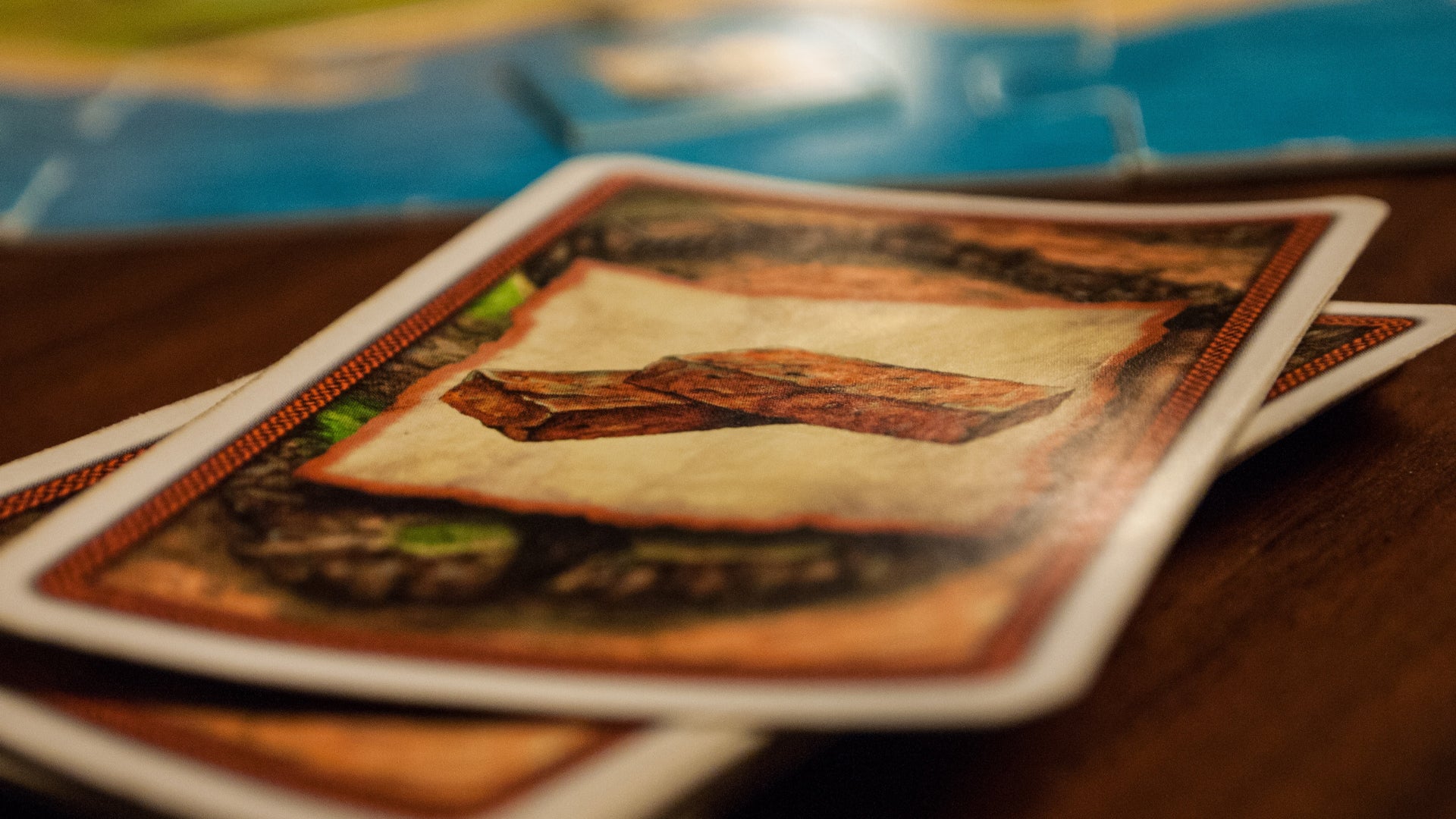 Settlers of Catan board game cards