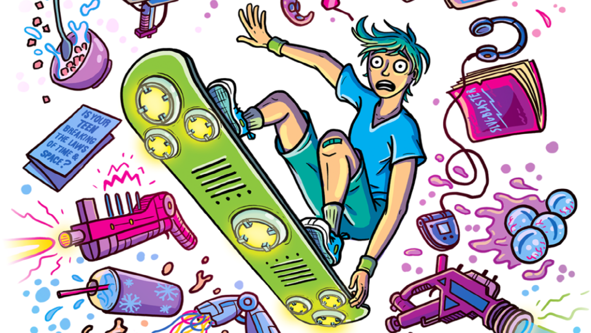 Image for Indie tabletop RPG Slugblaster packages its pulpy teen angst in an actual pizza box