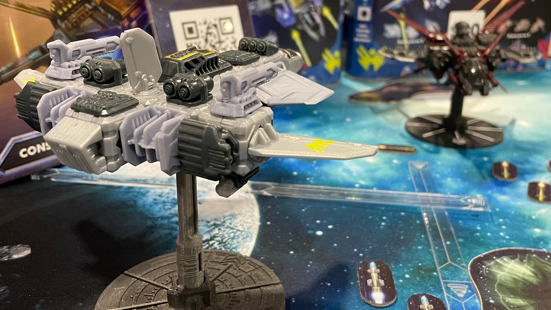 This XWingstyle miniatures game lets you build your own ships like Lego and it's one of 2023