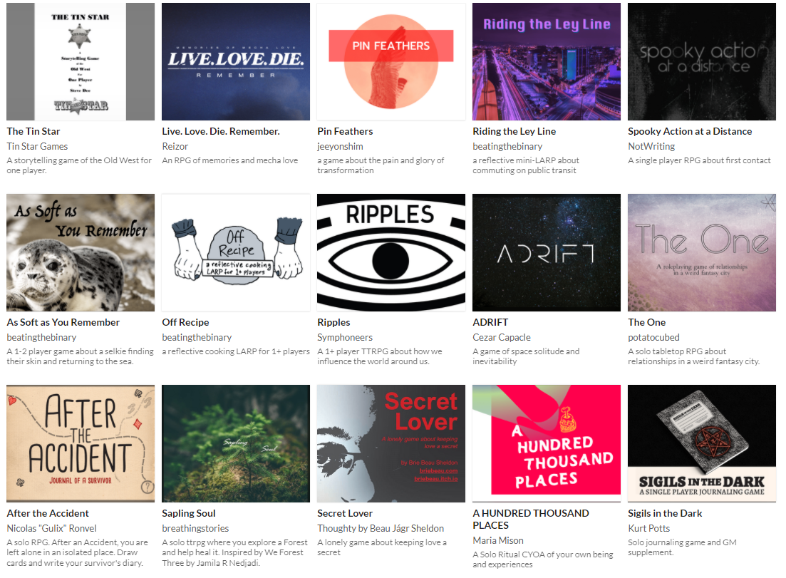 Single-player RPG bundle Solo but Not Alone once again fundraising for  suicide prevention | Dicebreaker