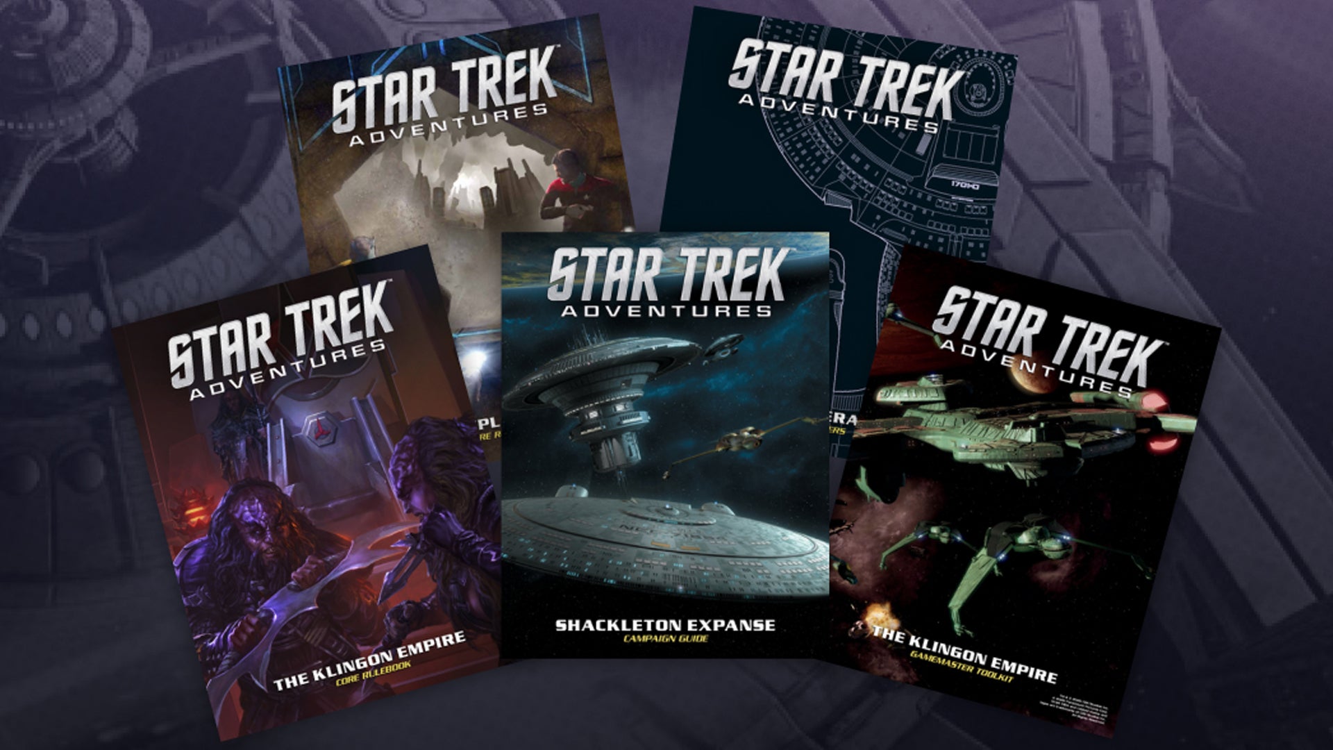 Image for Star Trek Adventures RPG bundle offers core rules, TNG and TOS expansions, and playable Klingons for £25