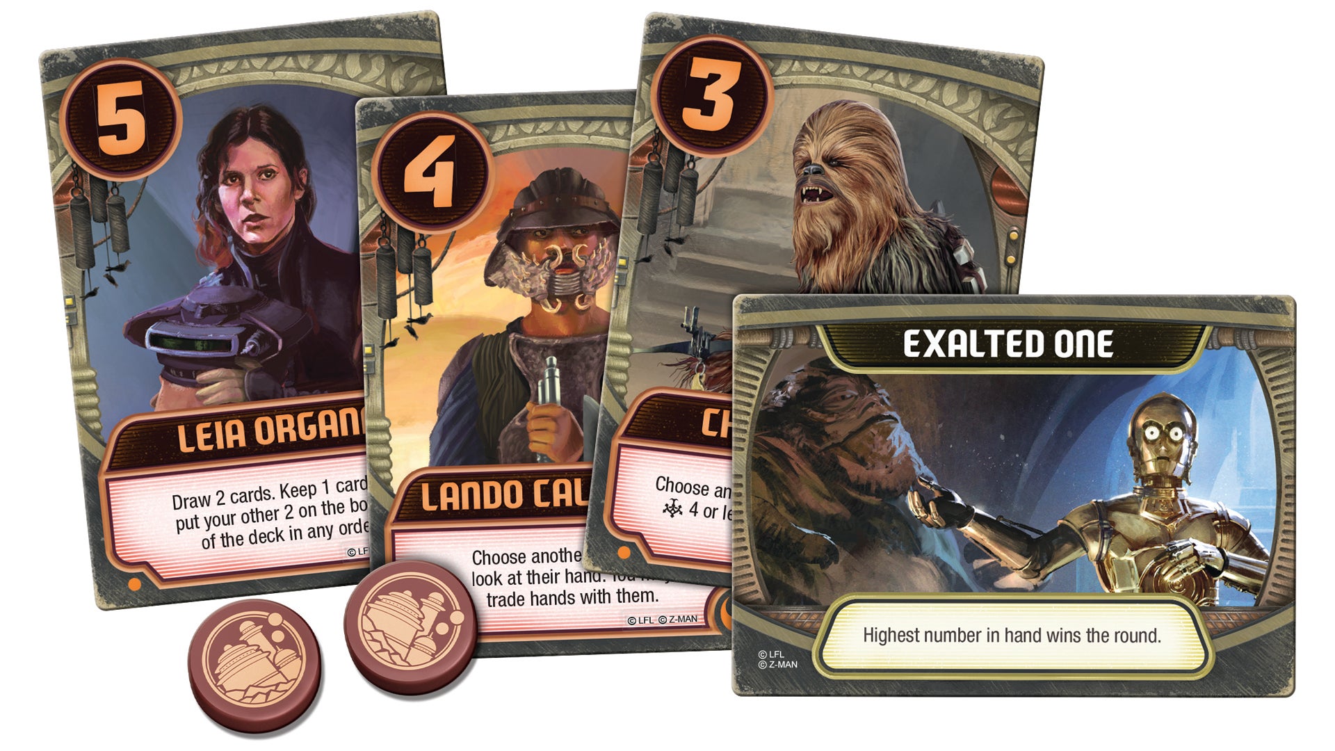 Star Wars: Jabba's Palace - A Love Letter Game cards