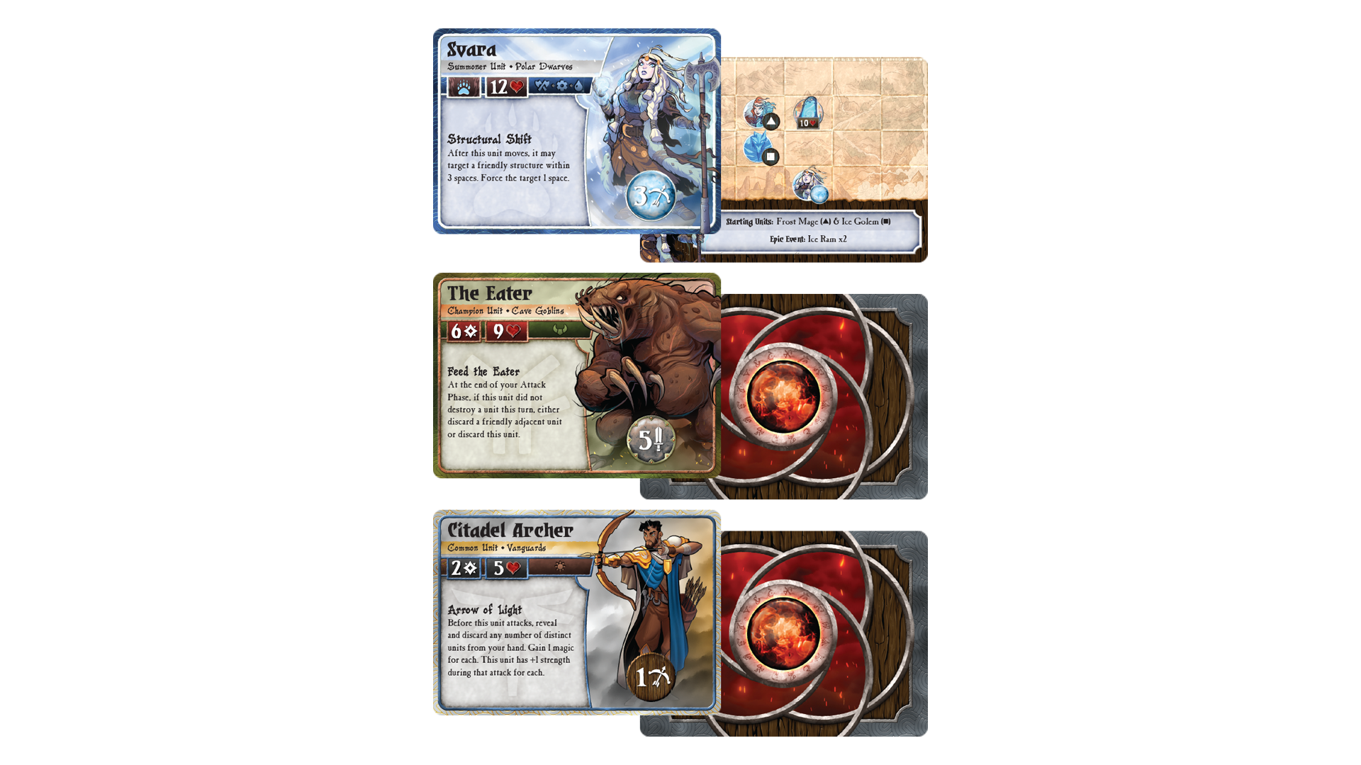 Summoner Wars: Second Edition cards