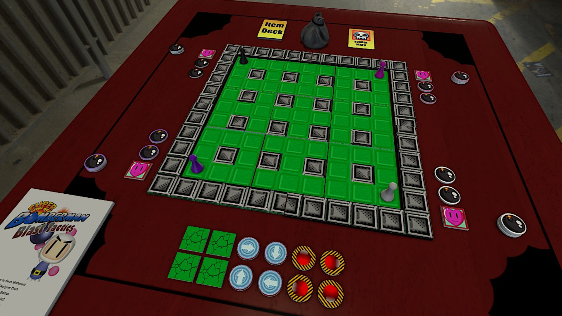 Cancelled Bomberman board game published as free mod on Tabletop Simulator  | Dicebreaker