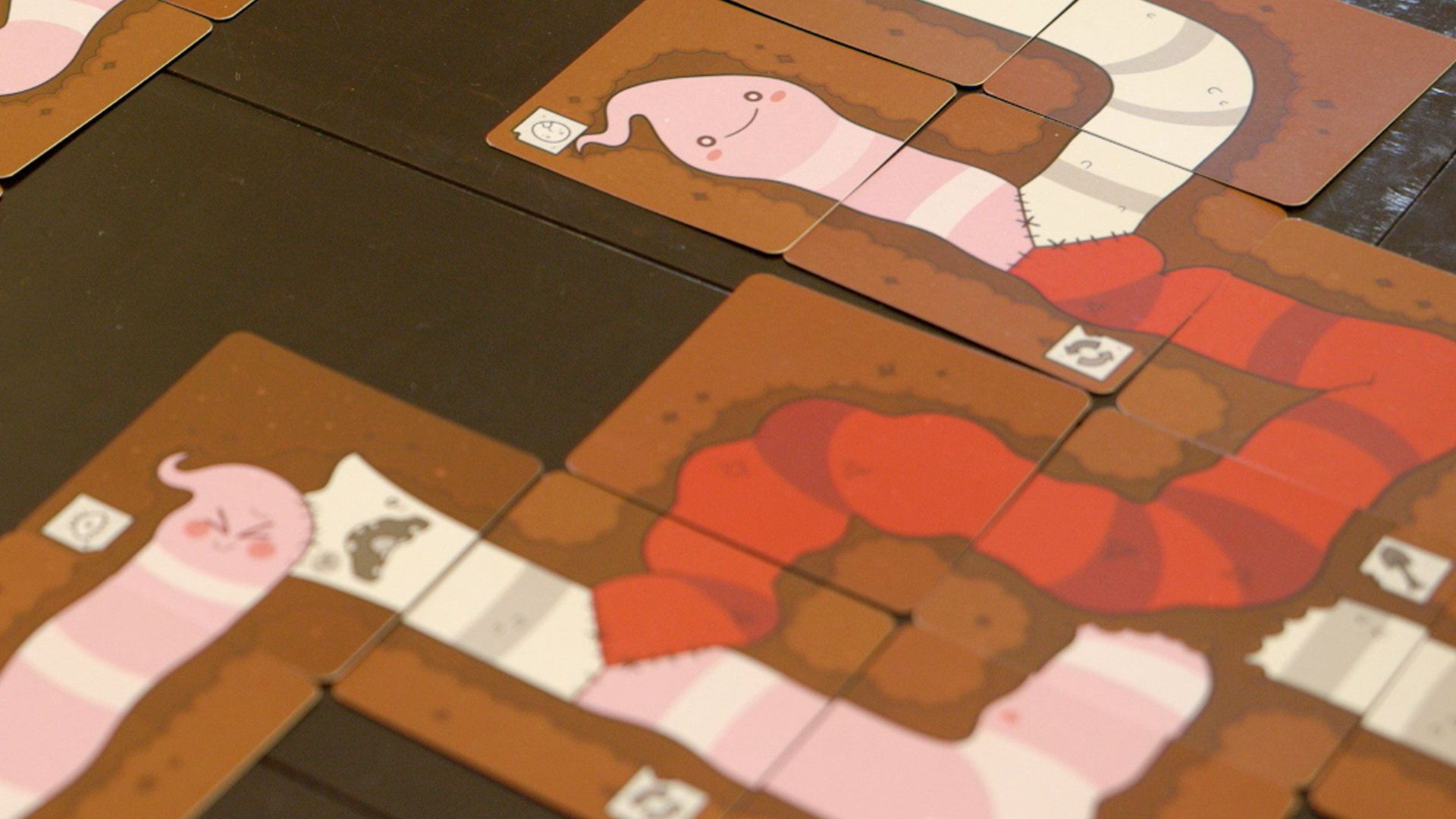 Image for Tapeworm is a delightfully gross card game mash-up of Uno and Snake from Binding of Isaac creator