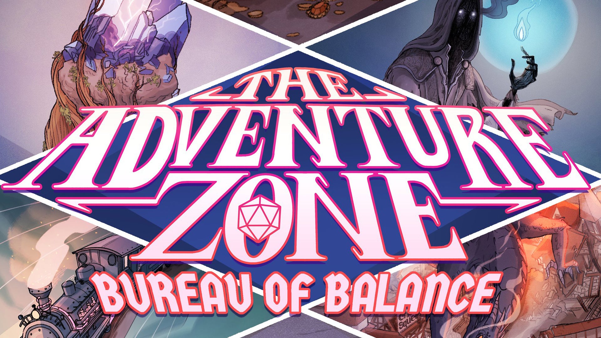 The Adventure Zone: Bureau of Balance board game artwork