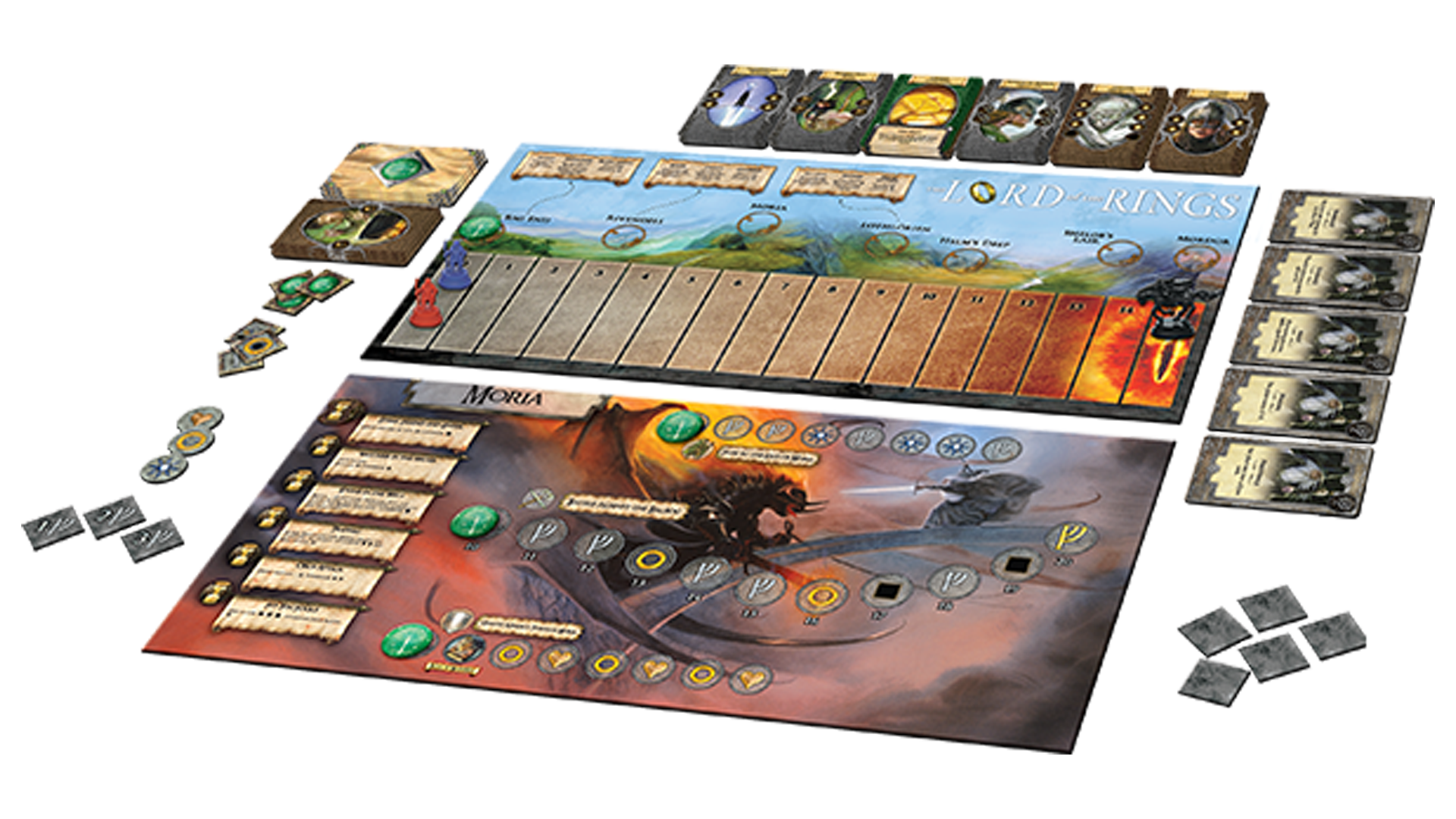 The Lord of the Rings: The Board Game Anniversary Edition layout