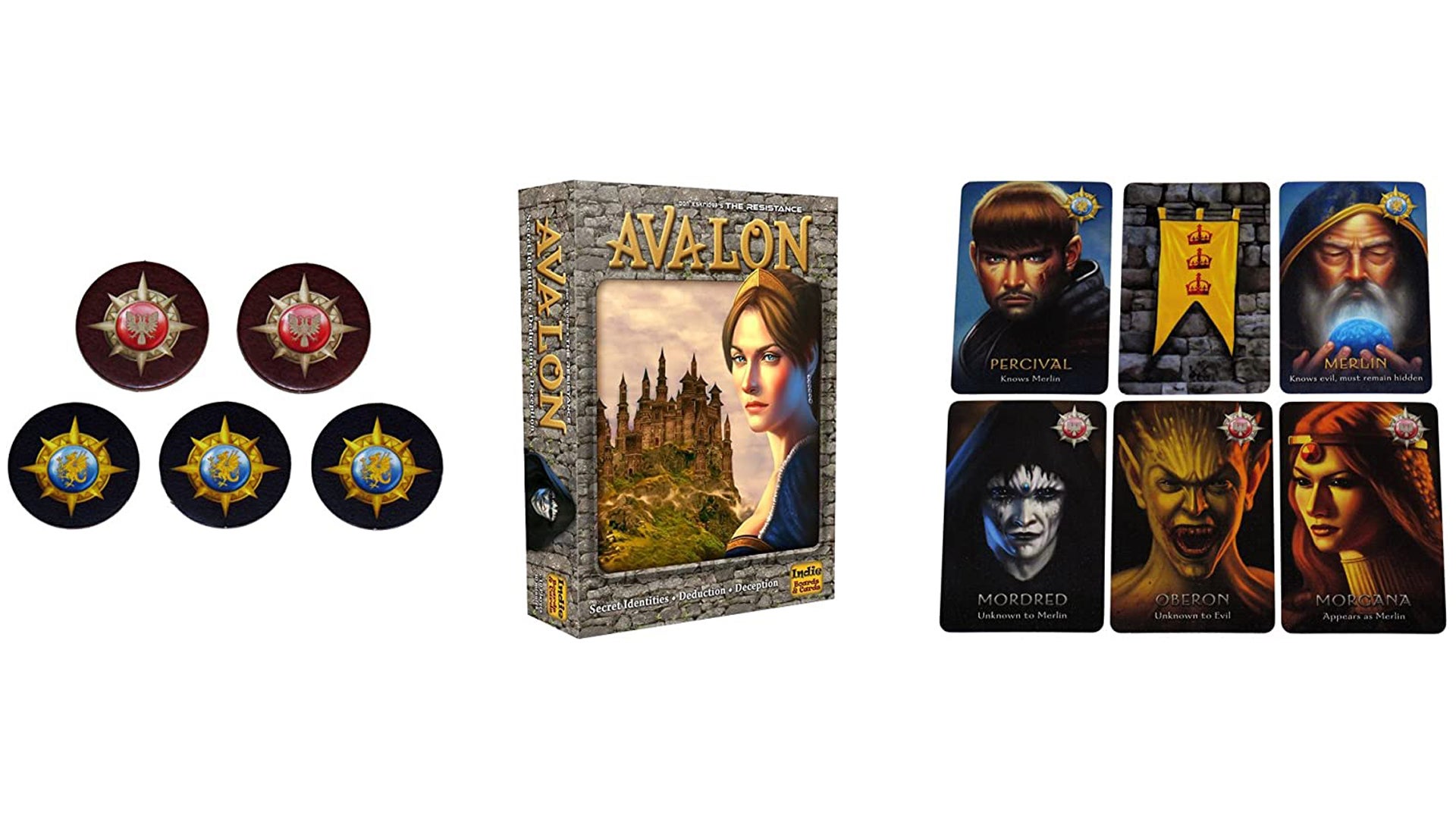 The Resistance: Avalon board game layout