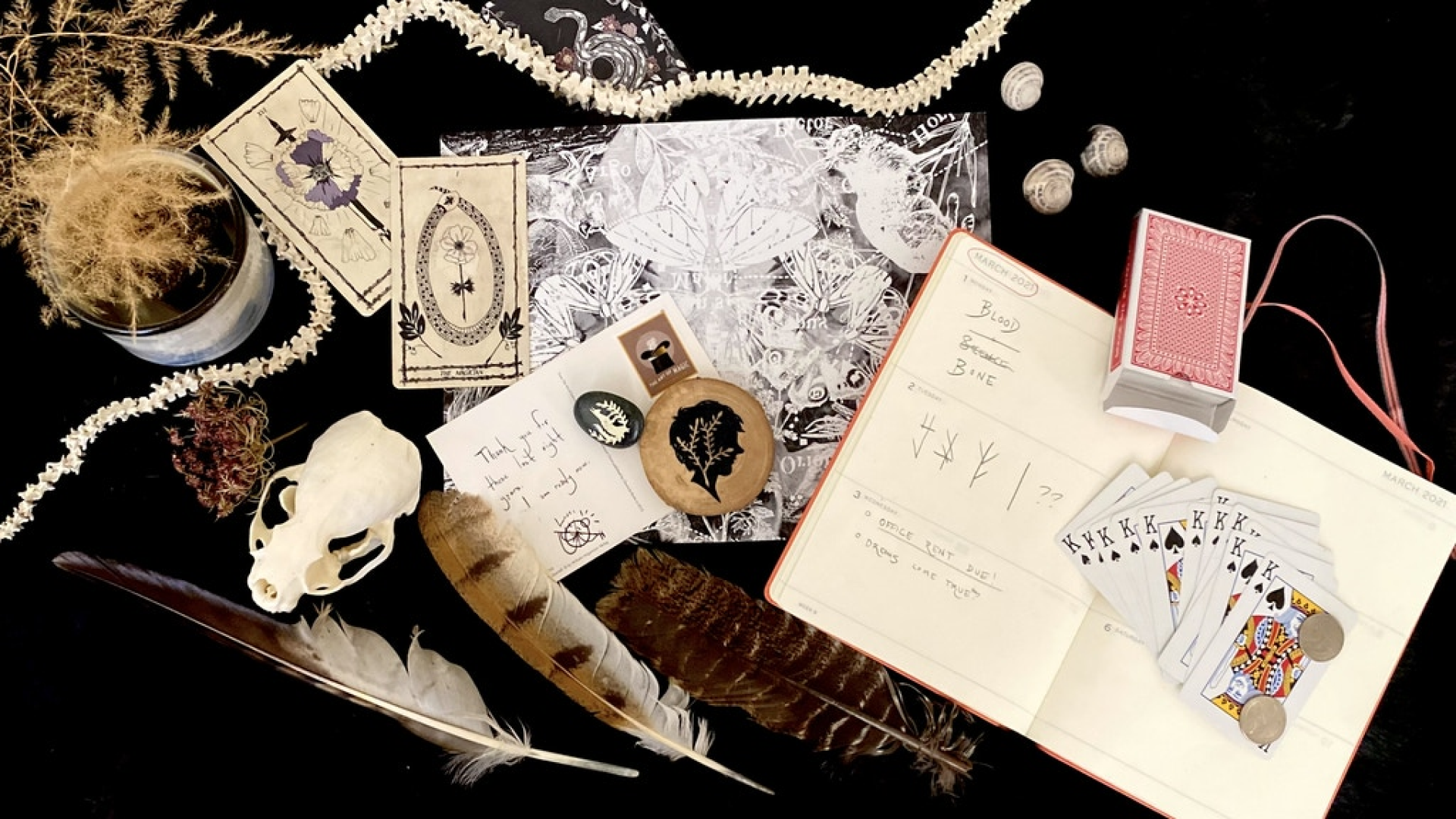 Image for Keepsake game The Shape of Shadows transforms a day planner into a magician’s grimoire