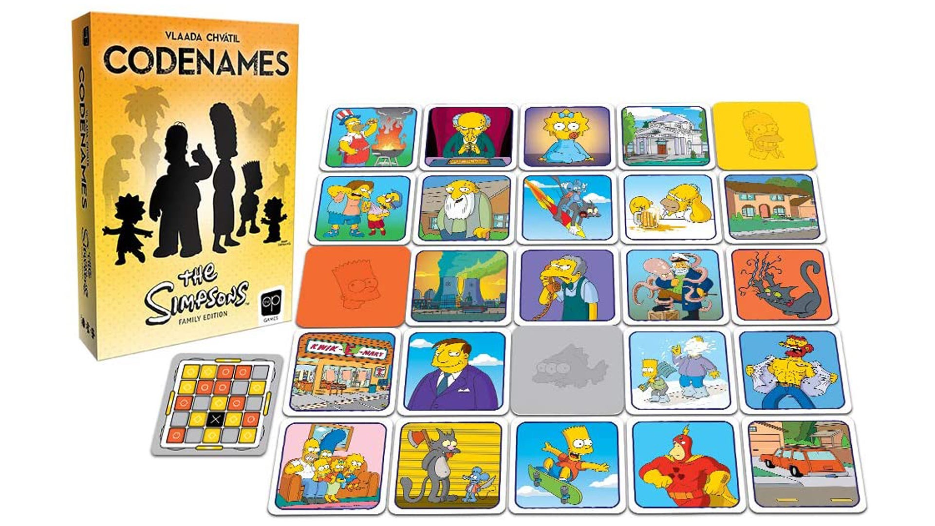 Codenames: The Simpsons Edition layout image