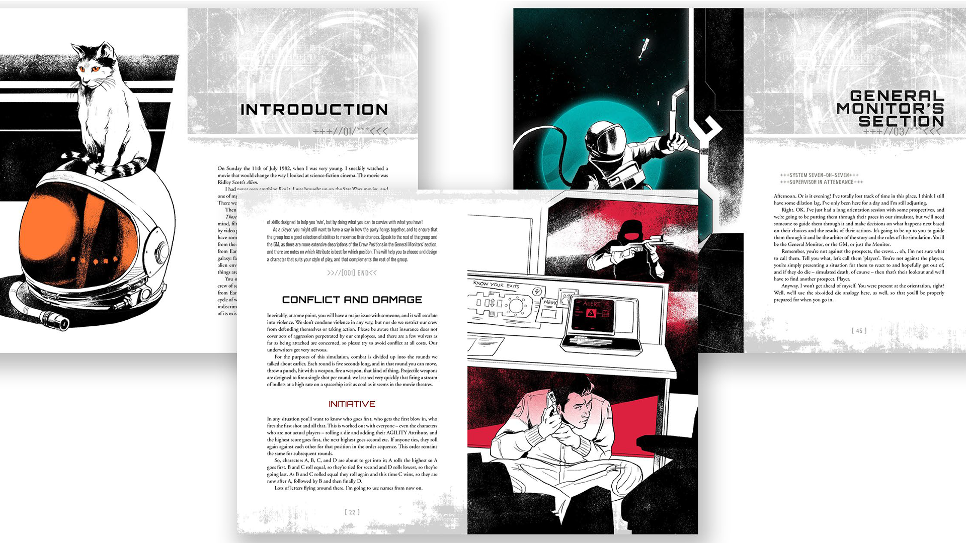 Those Dark Places roleplaying game pages 2