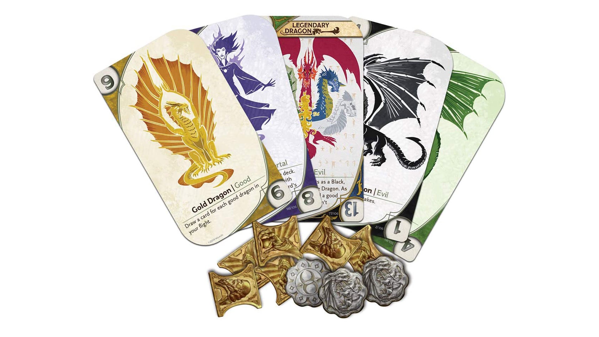 Three-Dragon Ante: Legendary Edition board game card fan
