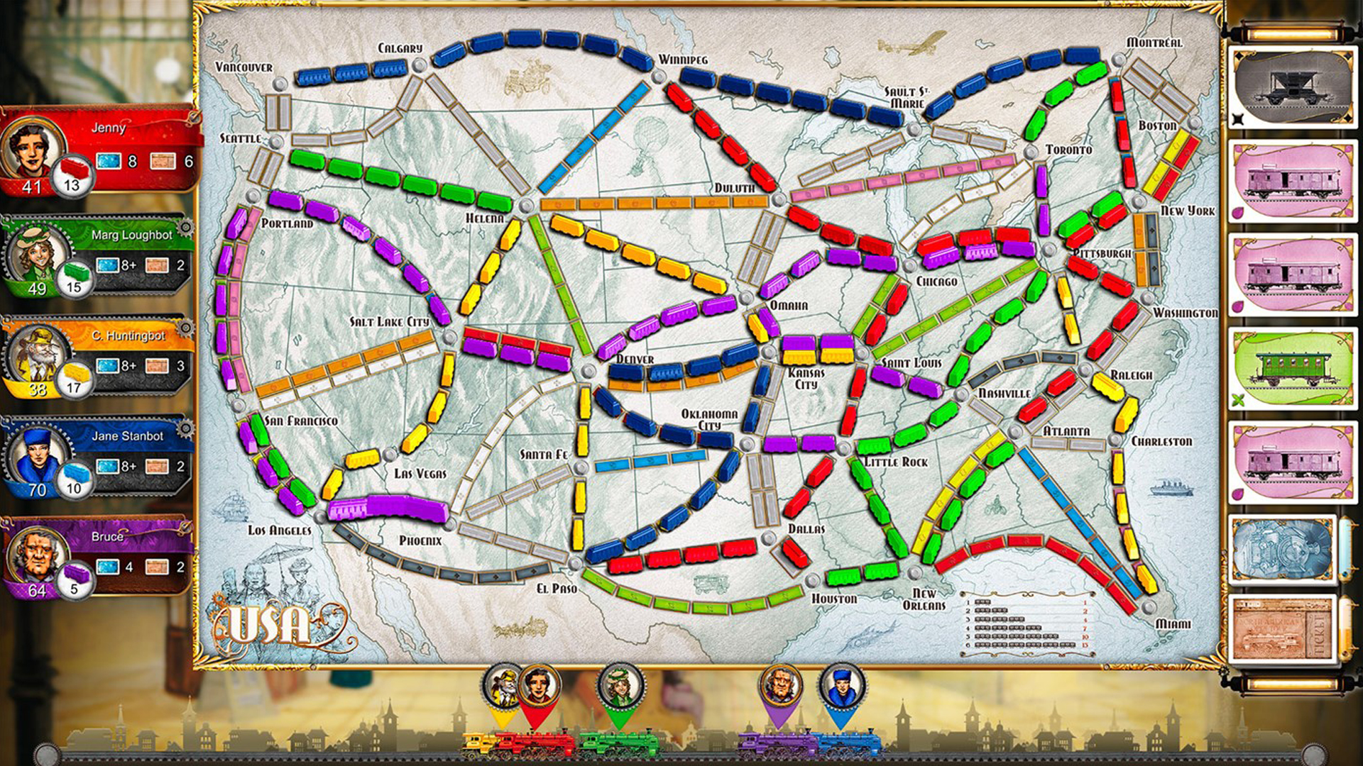 ticket to ride usa