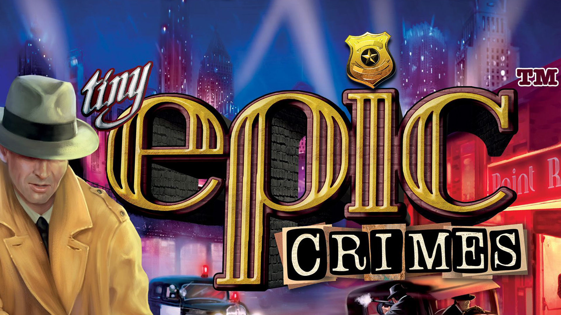 Cover image for Tiny Epic Crimes board game.