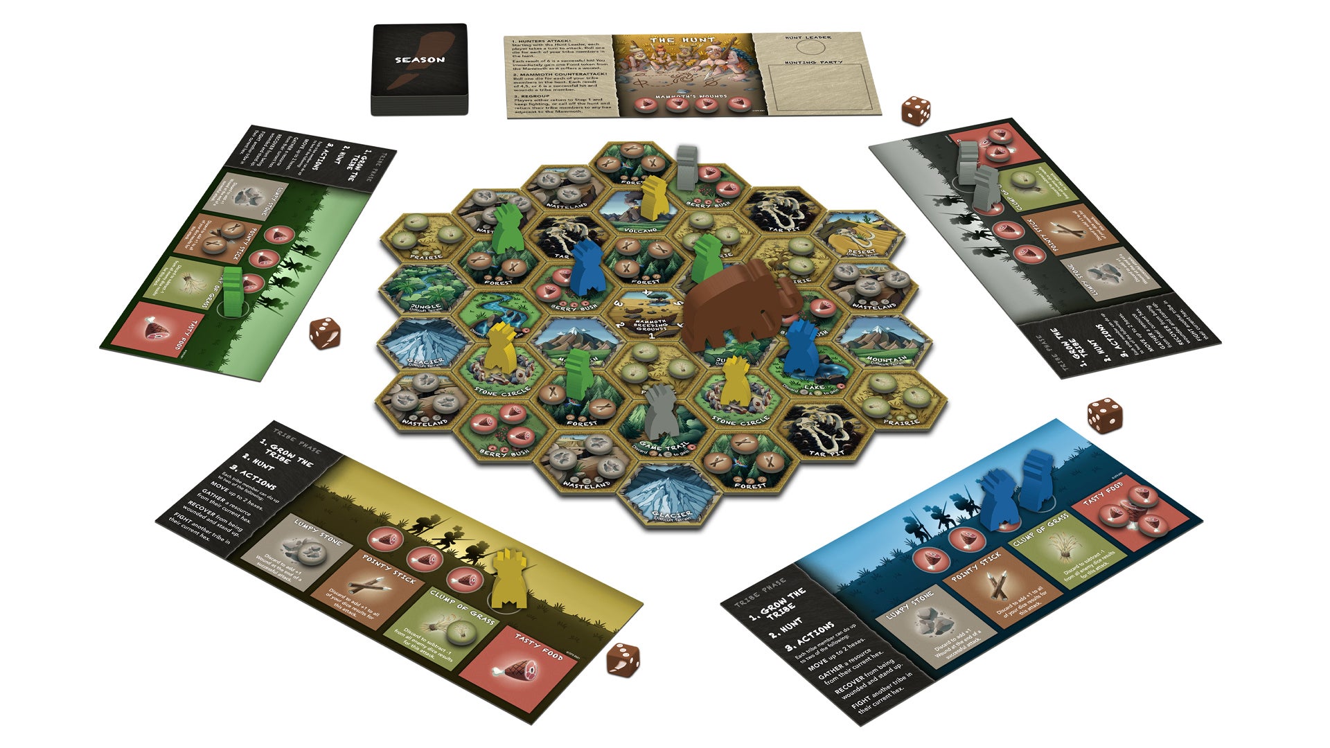 Dune board game studio's next release is Stone Age survival semi-co-op Tusk  | Dicebreaker