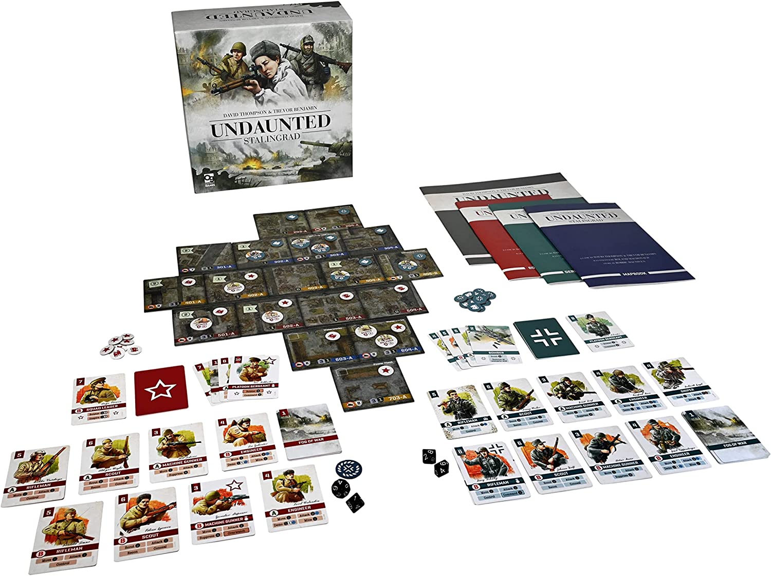 Components from Undaunted: Stalingrad.