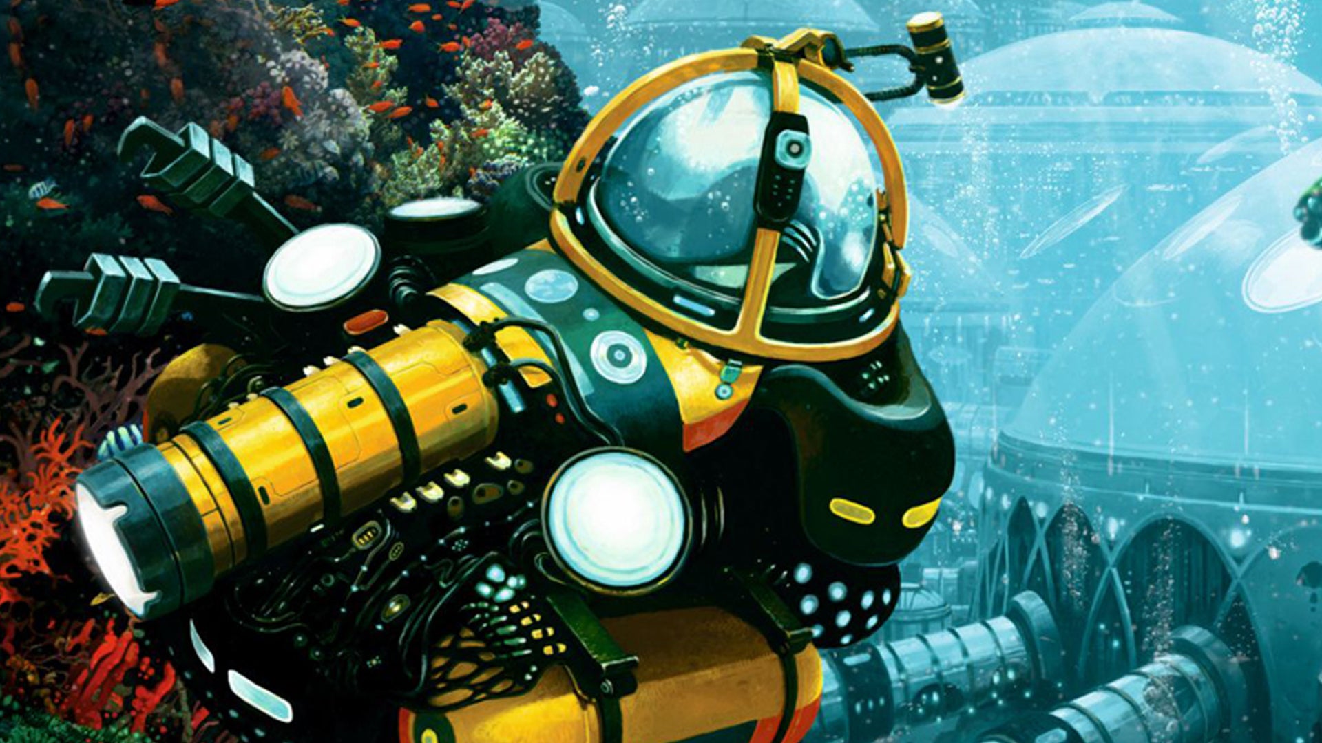 Underwater Cities board game box artwork