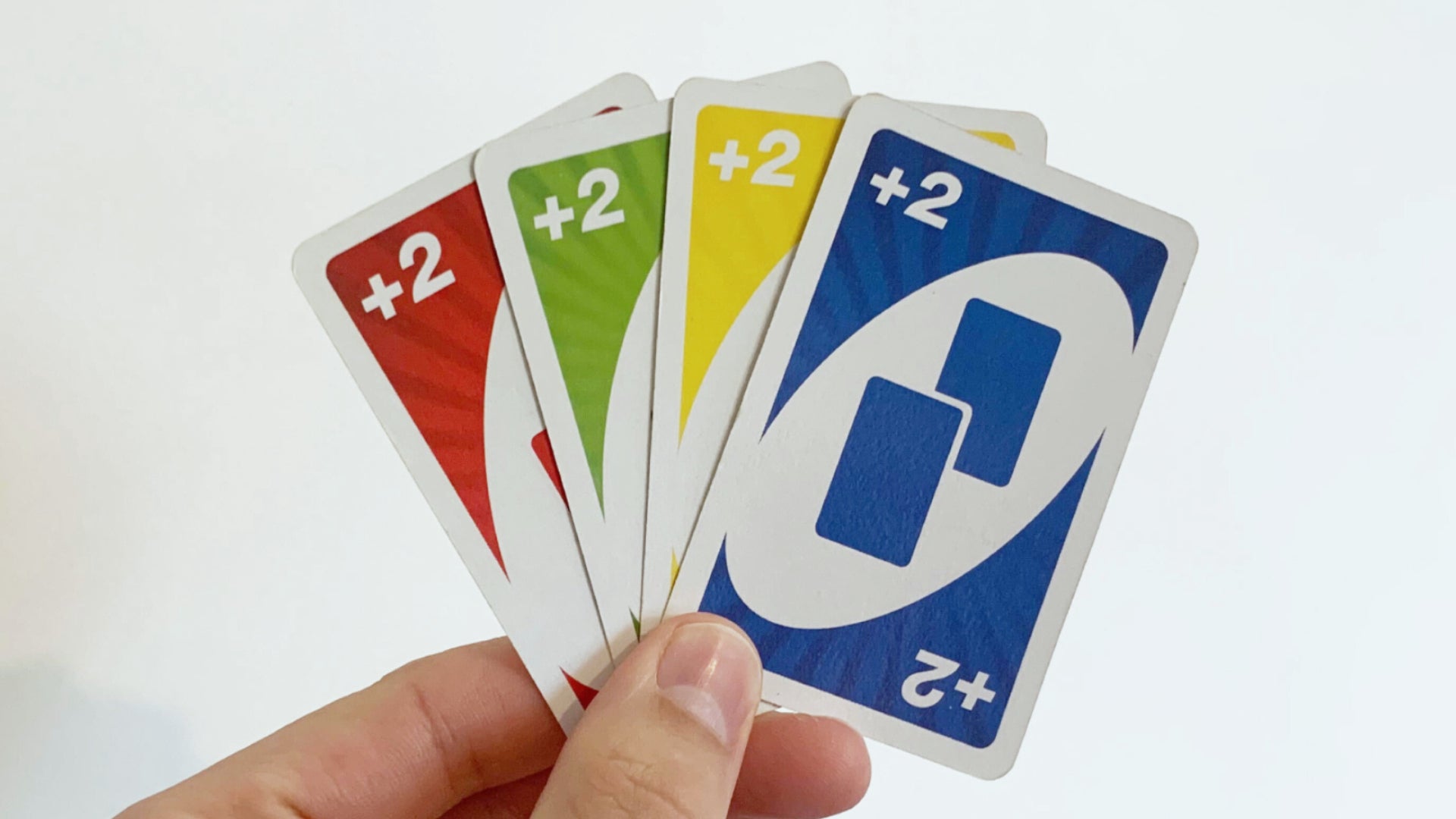 Four UNO Plus Two cards