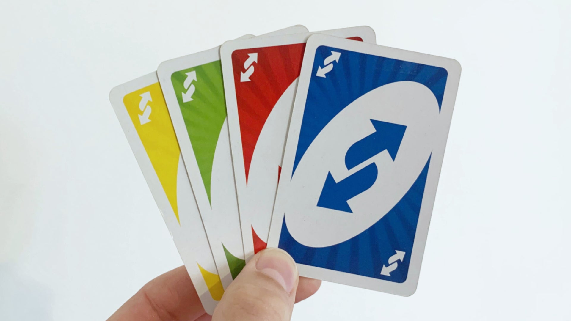 Four UNO Reverse cards