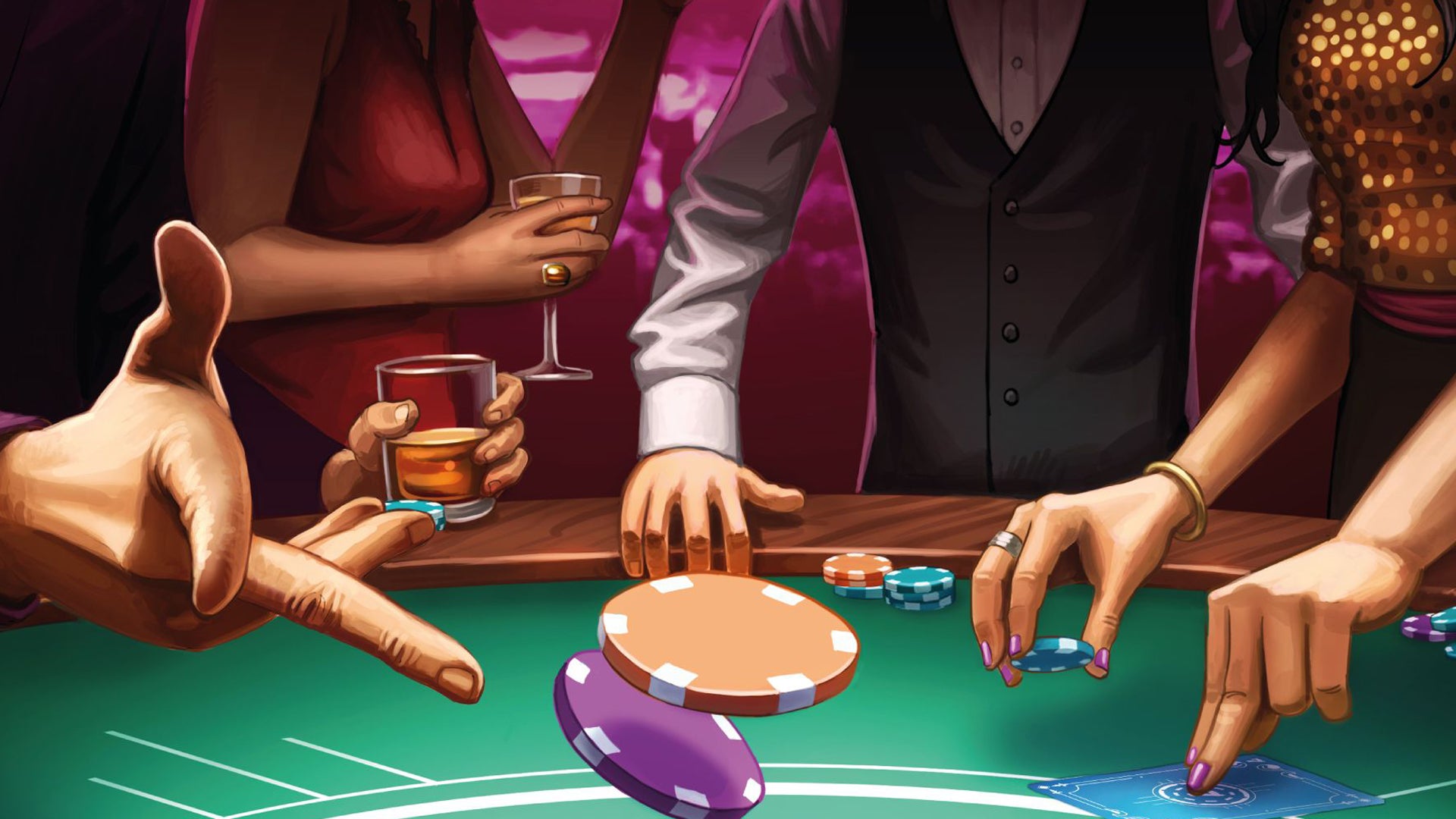 Vabanque board game artwork