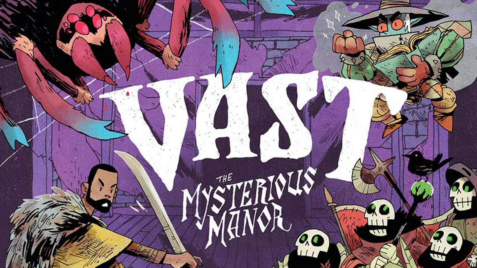Vast: The Mysterious Manor board game artwork 2