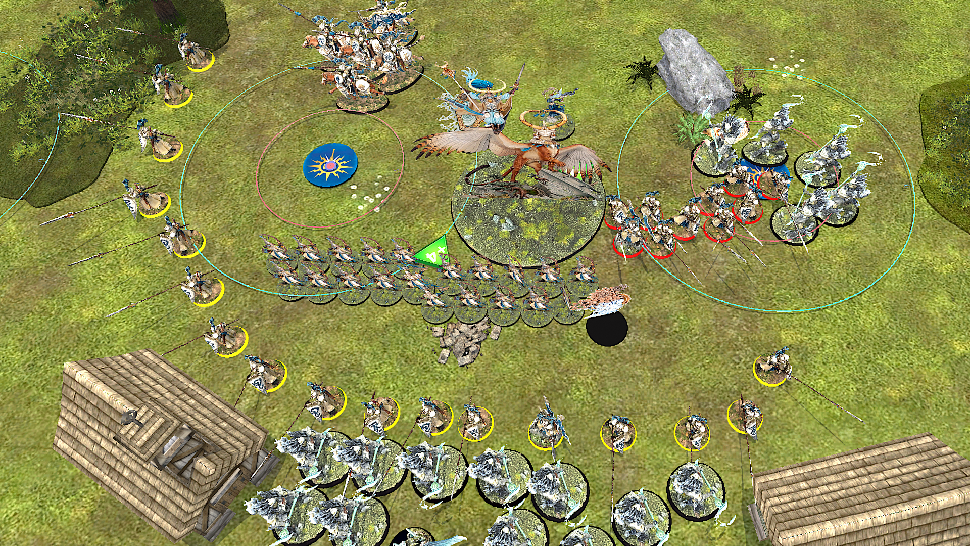 A game of Warhammer: Age of Sigmar in Tabletop Simulator