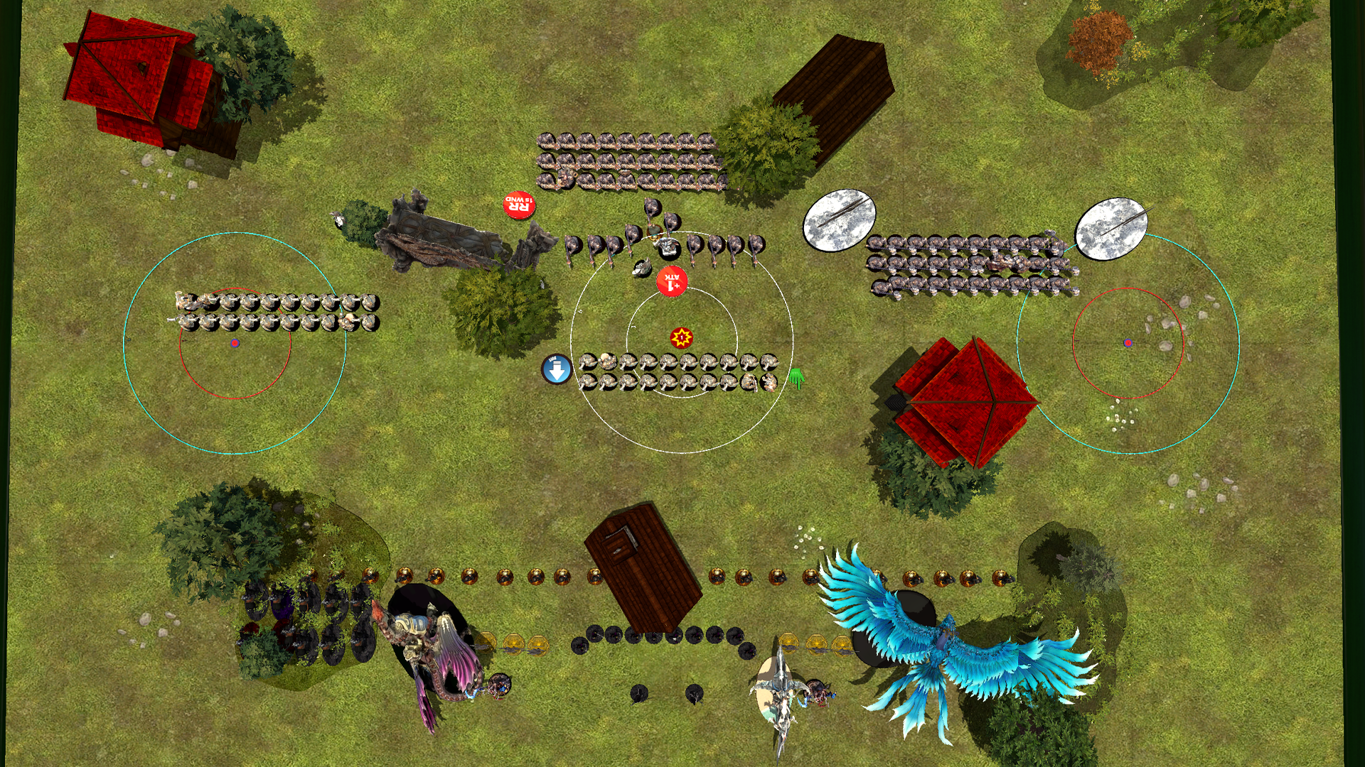 A game of Warhammer: Age of Sigmar in Tabletop Simulator