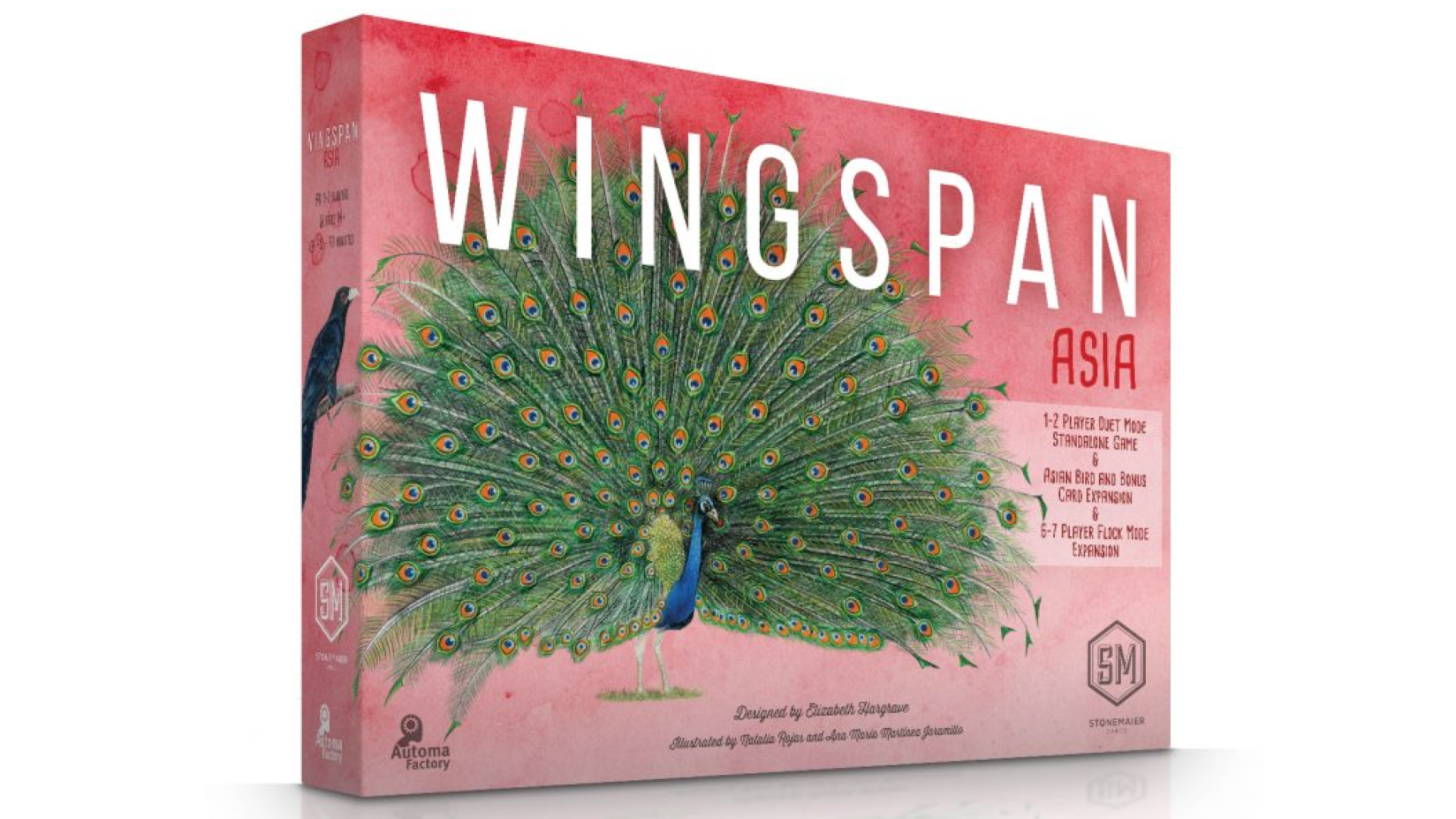 Box art for Wingspan Asia, the third expansion to the popular avian-themed board game