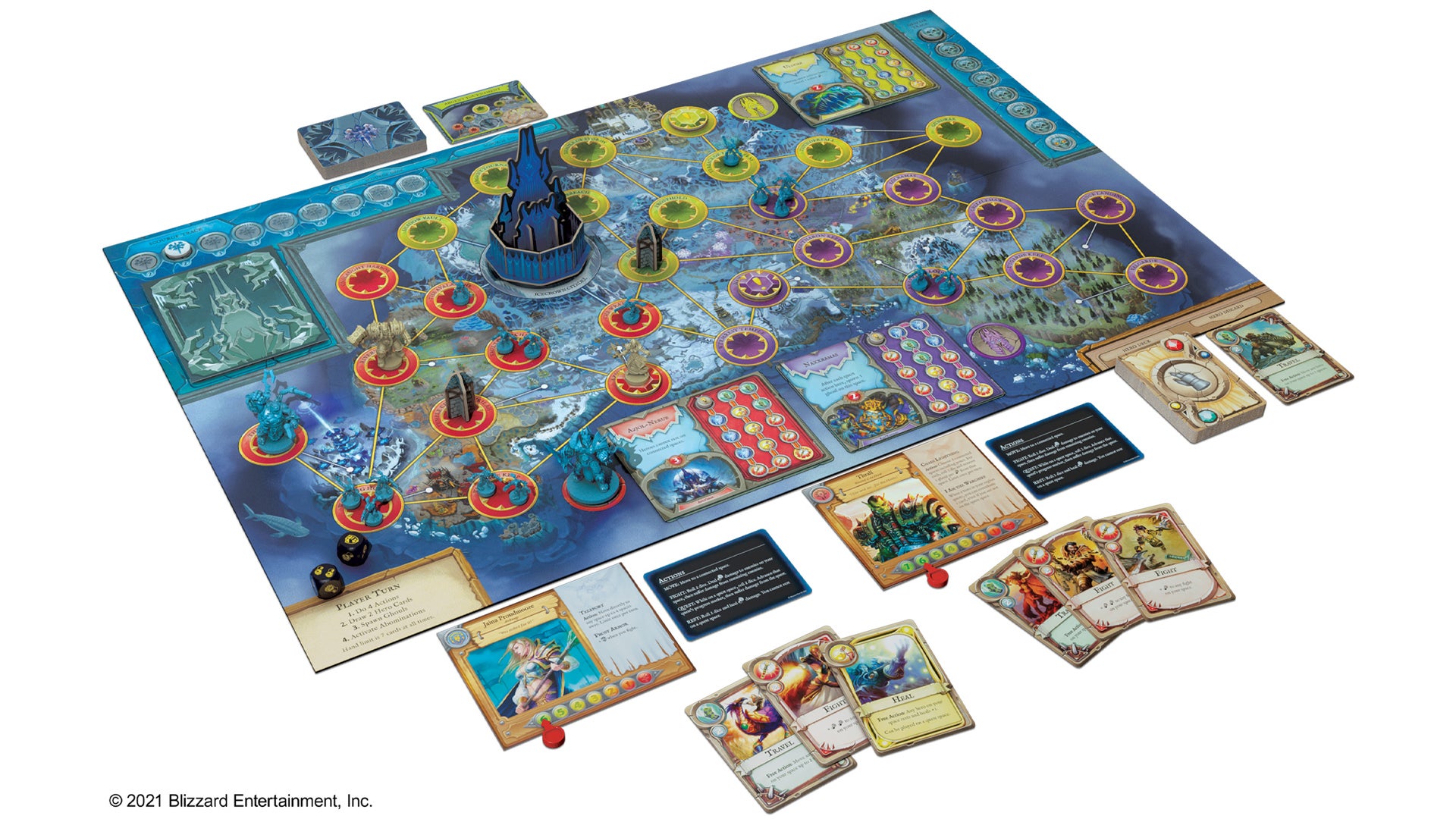 Image for World of Warcraft: Wrath of the Lich King - A Pandemic System Board Game