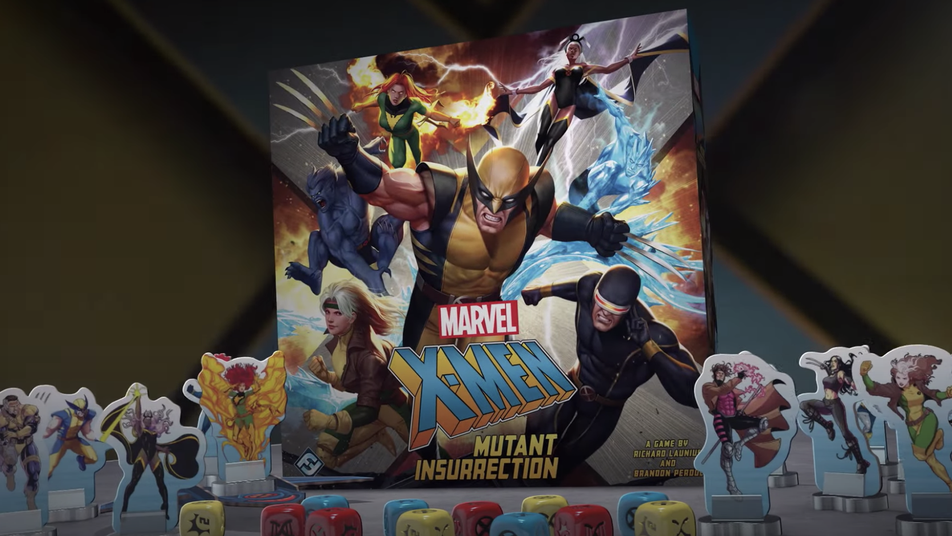 X-Men: Mutant Insurrection board game layout