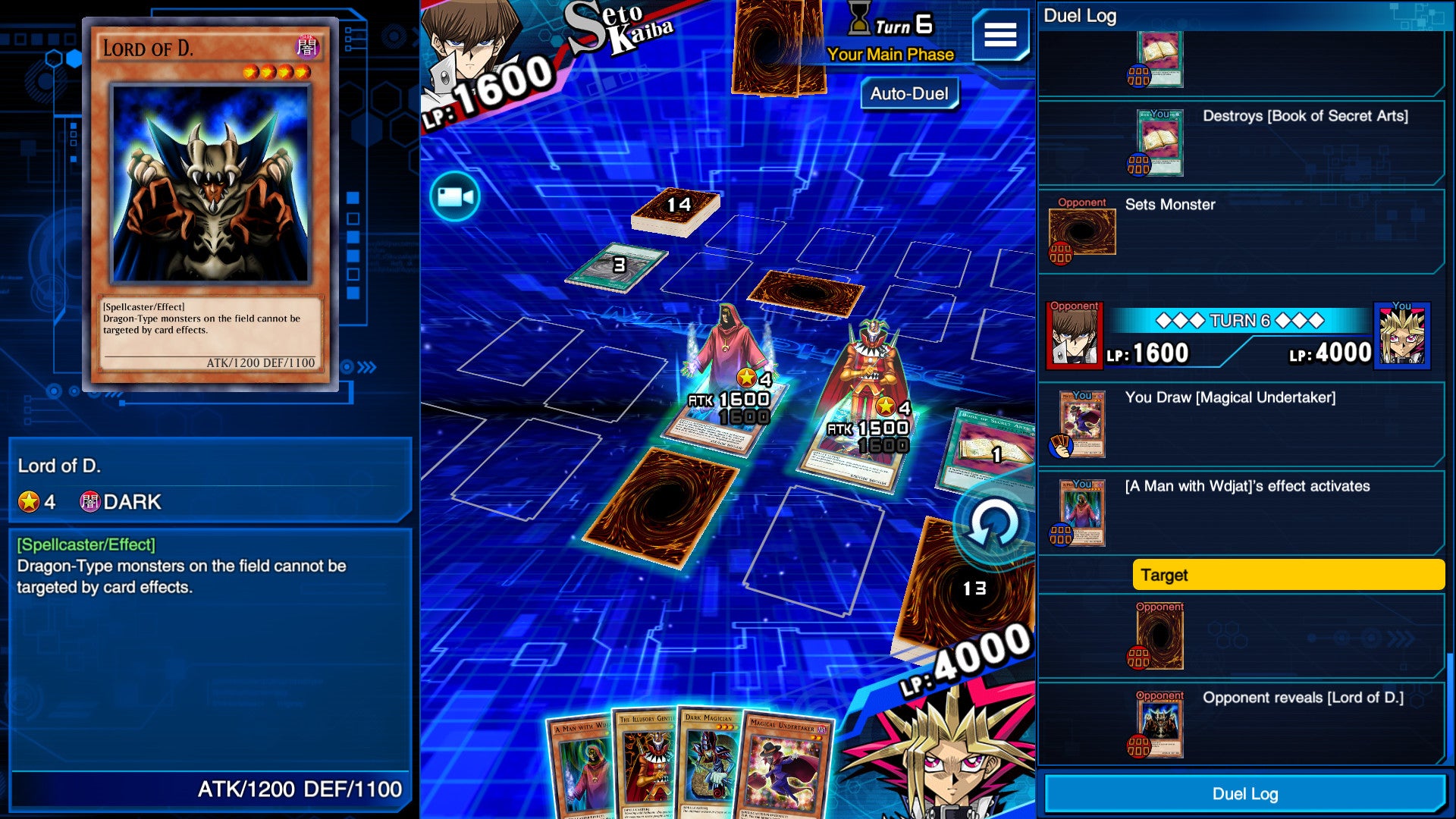 yu gi oh duel links digital board game screenshot