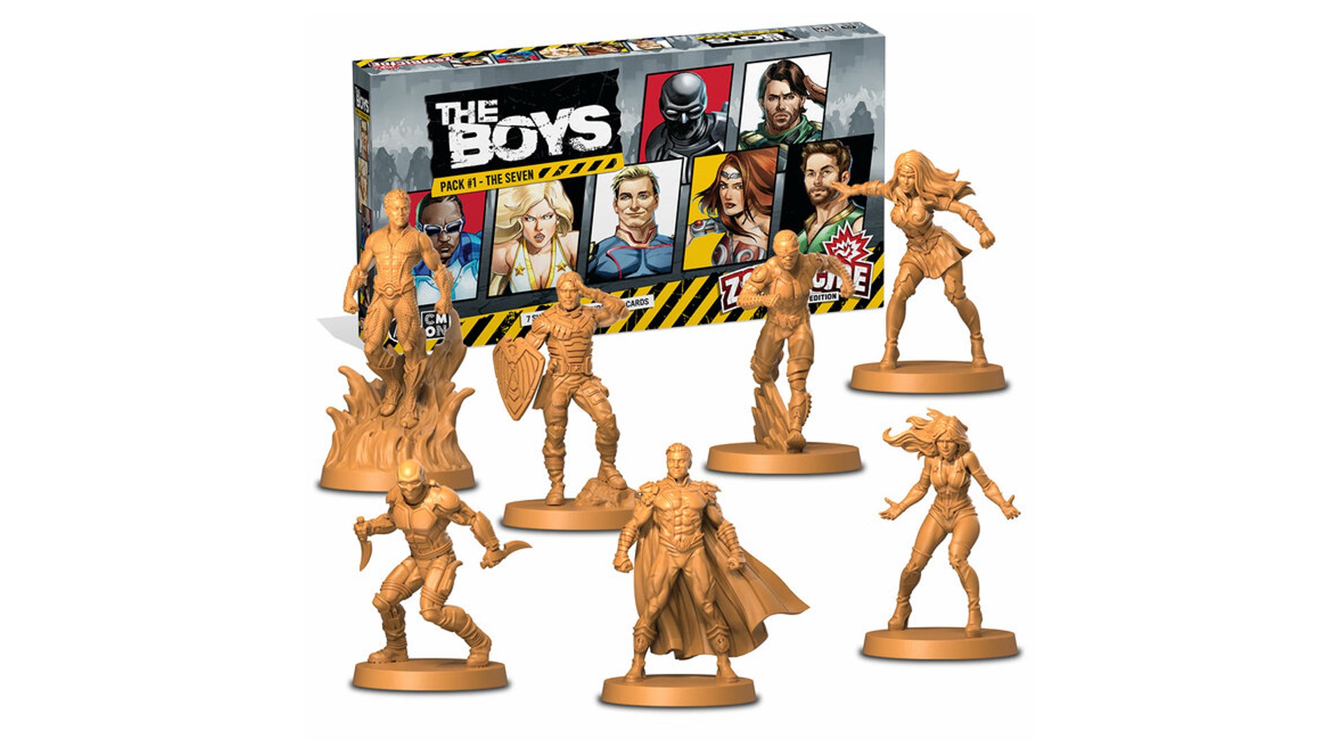 Layout image of The Boys - The Seven expansion for Zombicide: Second Edition