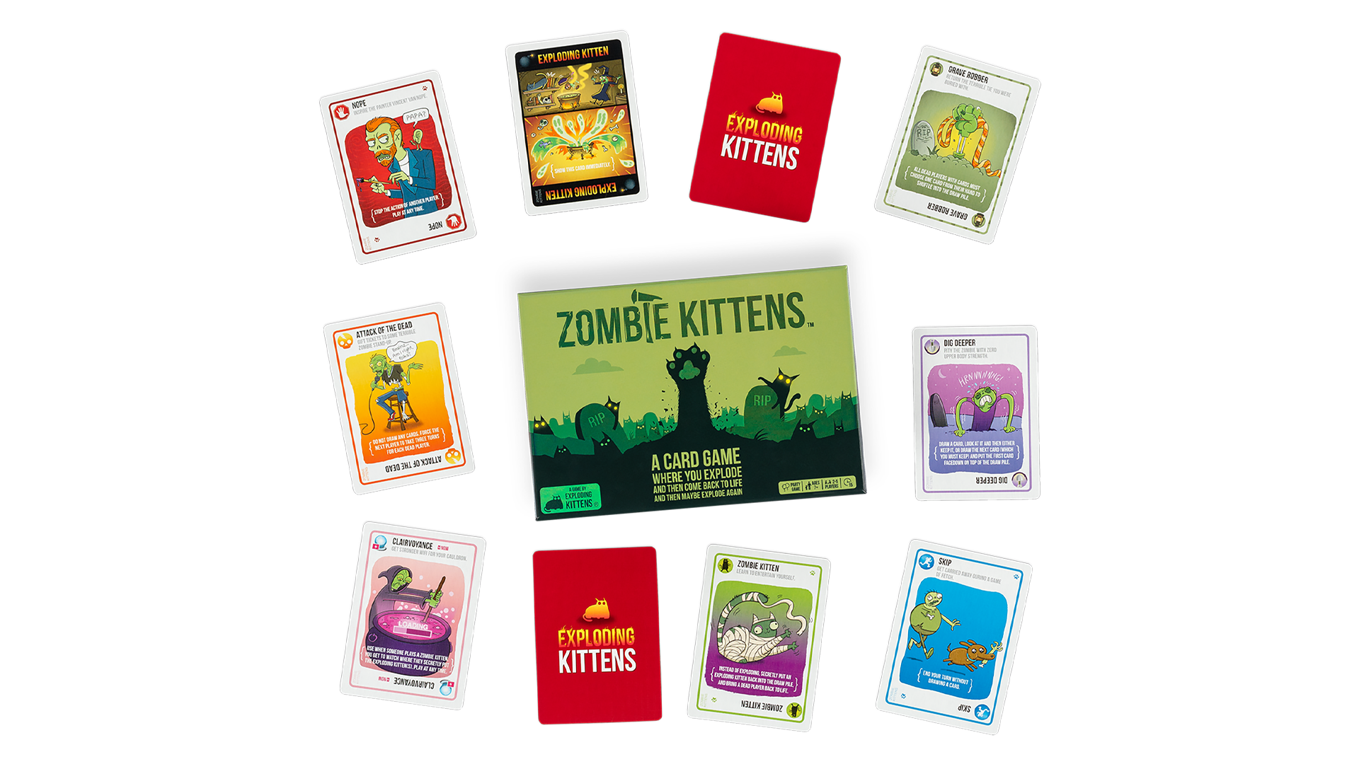 Exploding Kittens resurrects 'dead' players in Zombie Kittens spin-off game  | Dicebreaker